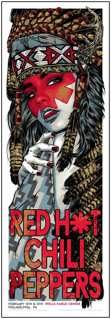 Red Hot Chili Peppers Philadelphia 17 Cooper | PosterDrops.com