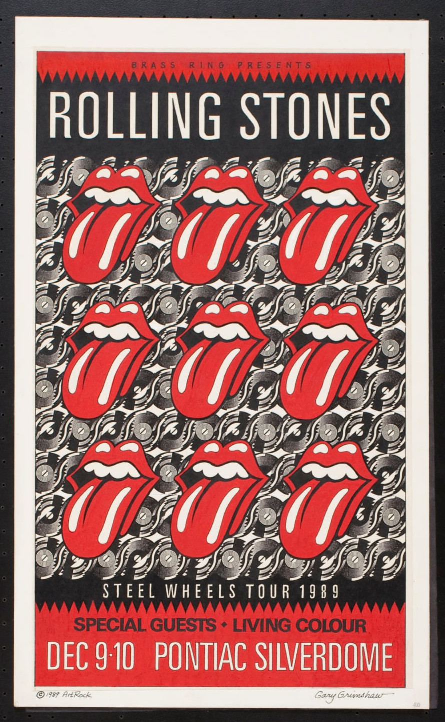 The Rolling Stones Pontiac 89 Grimshaw | PosterDrops.com