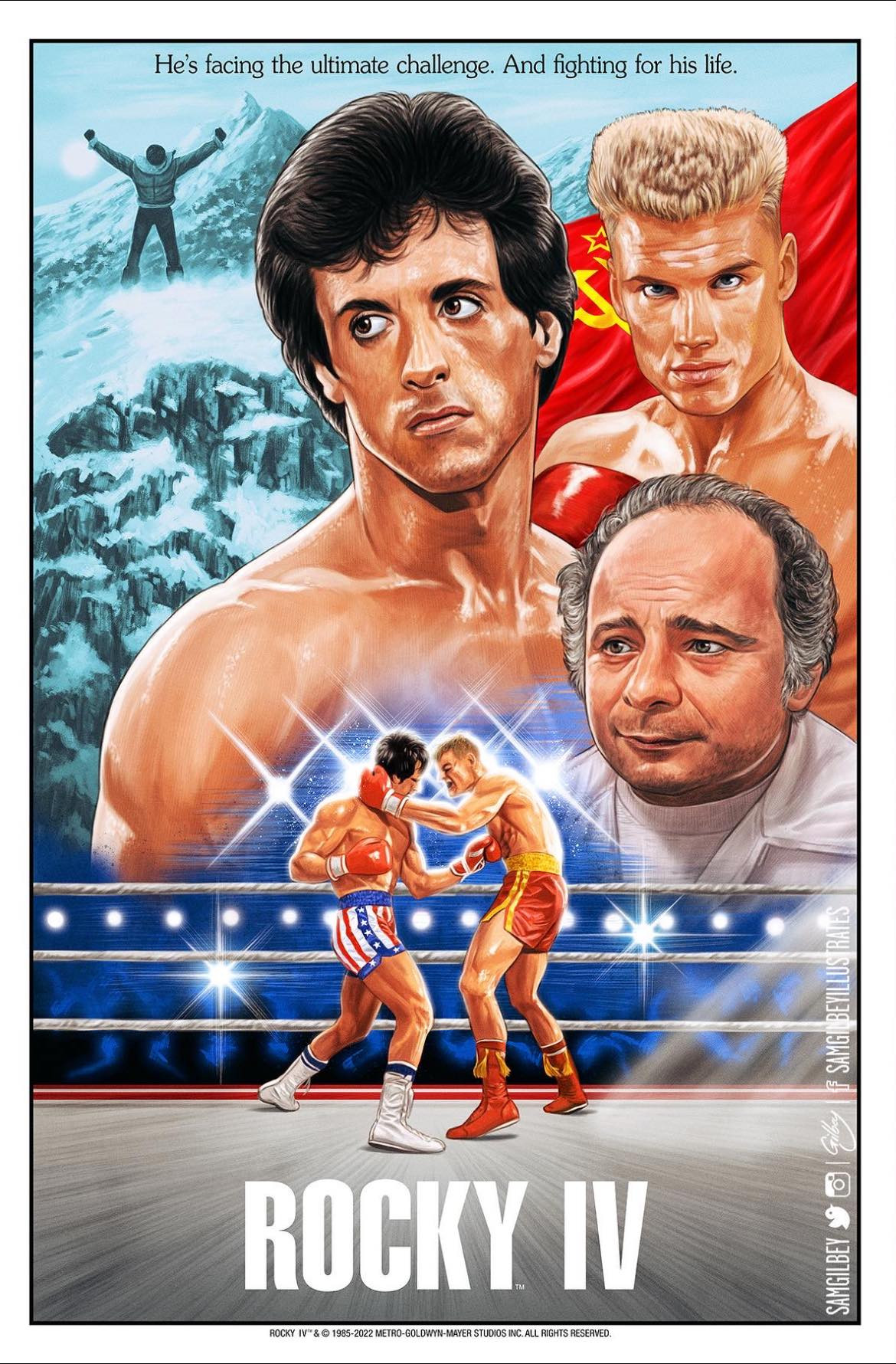 Rocky IV 22 Gilbey | PosterDrops.com