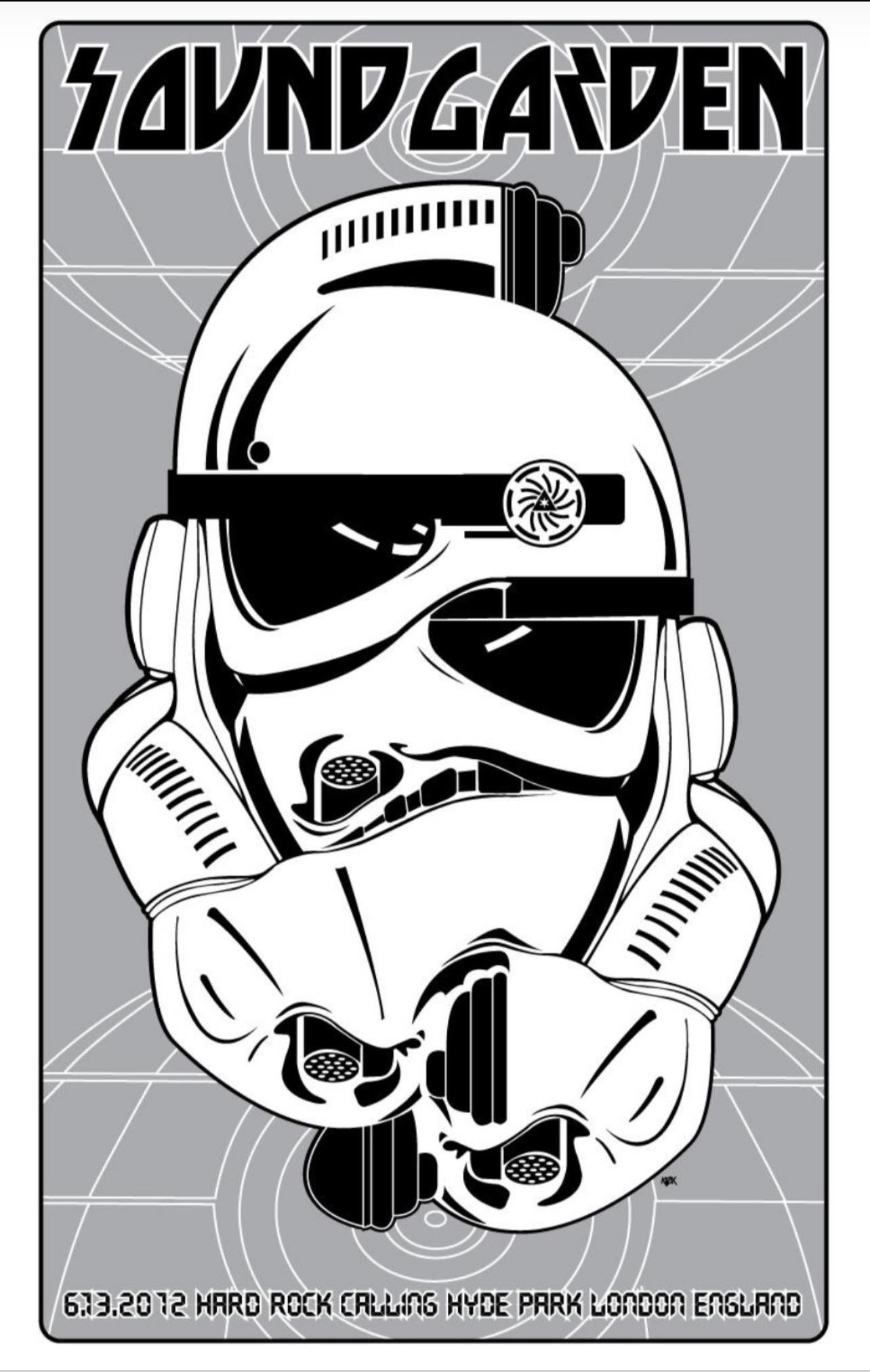 Soundgarden Hard Rock Calling London 12 Kozik | PosterDrops