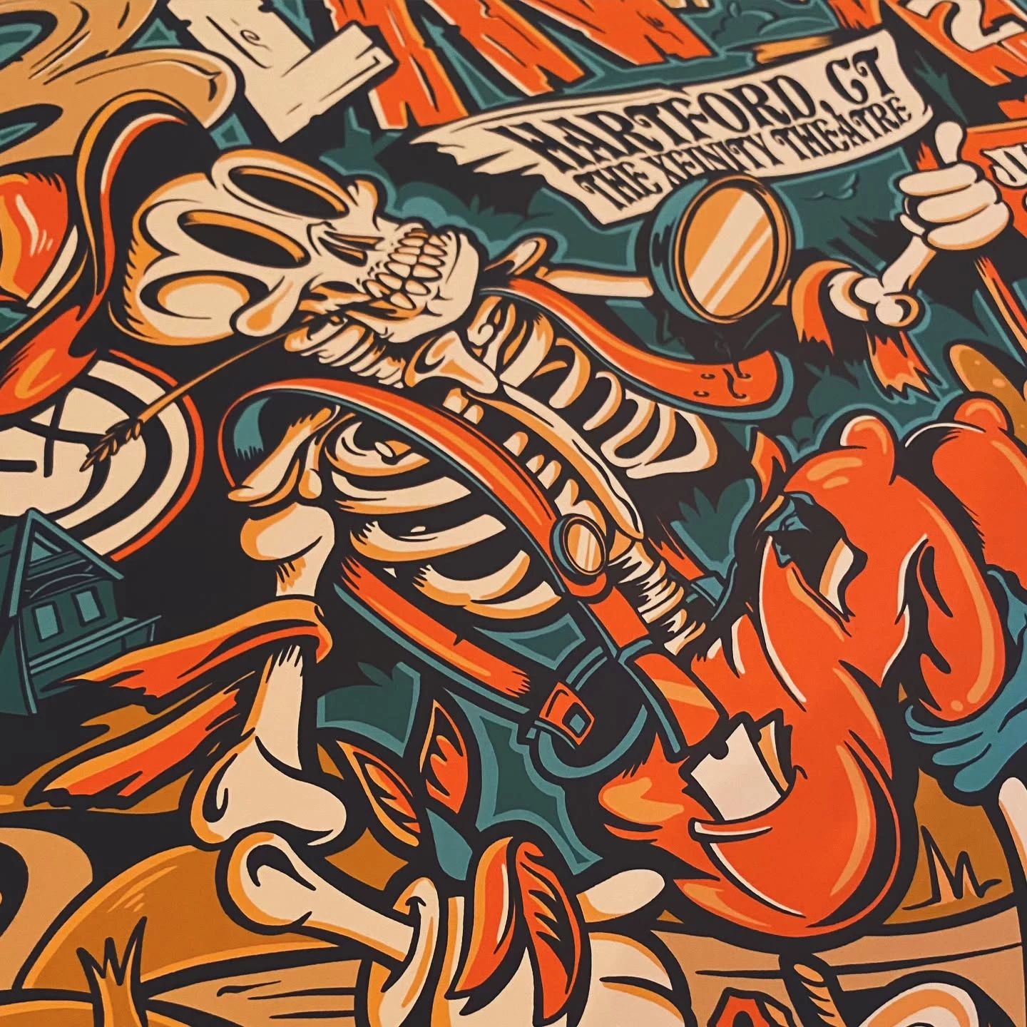 blink-182 Hartford 24 Glasby | PosterDrops.com