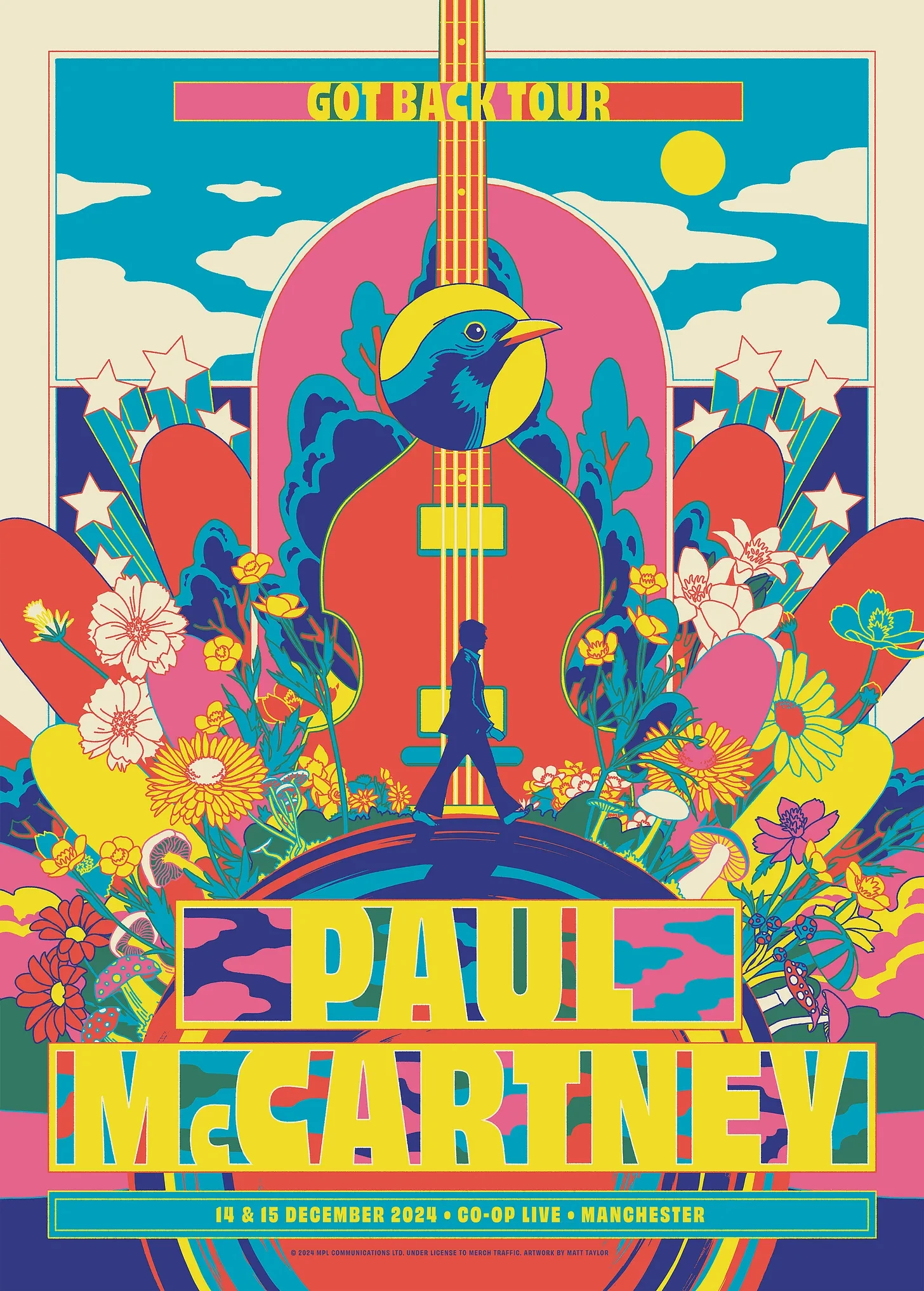 Paul McCartney Manchester 24 Taylor | PosterDrops.com