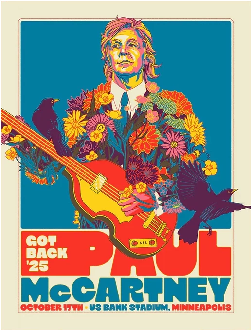 Paul McCartney Minneapolis 25 Taylor | PosterDrops.com