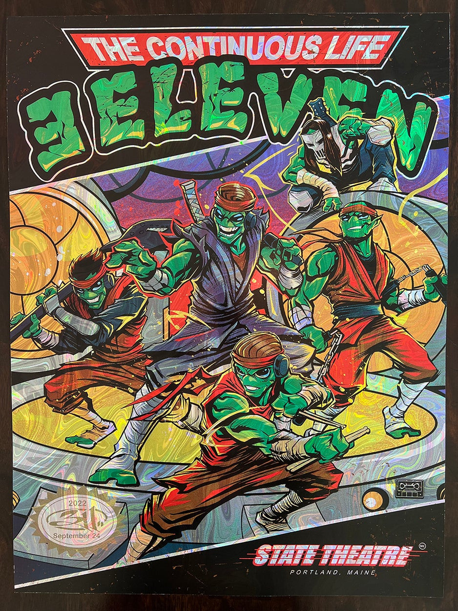 311 Portland 22 ROMIDION | Swirl Foil Edition | PosterDrops.com
