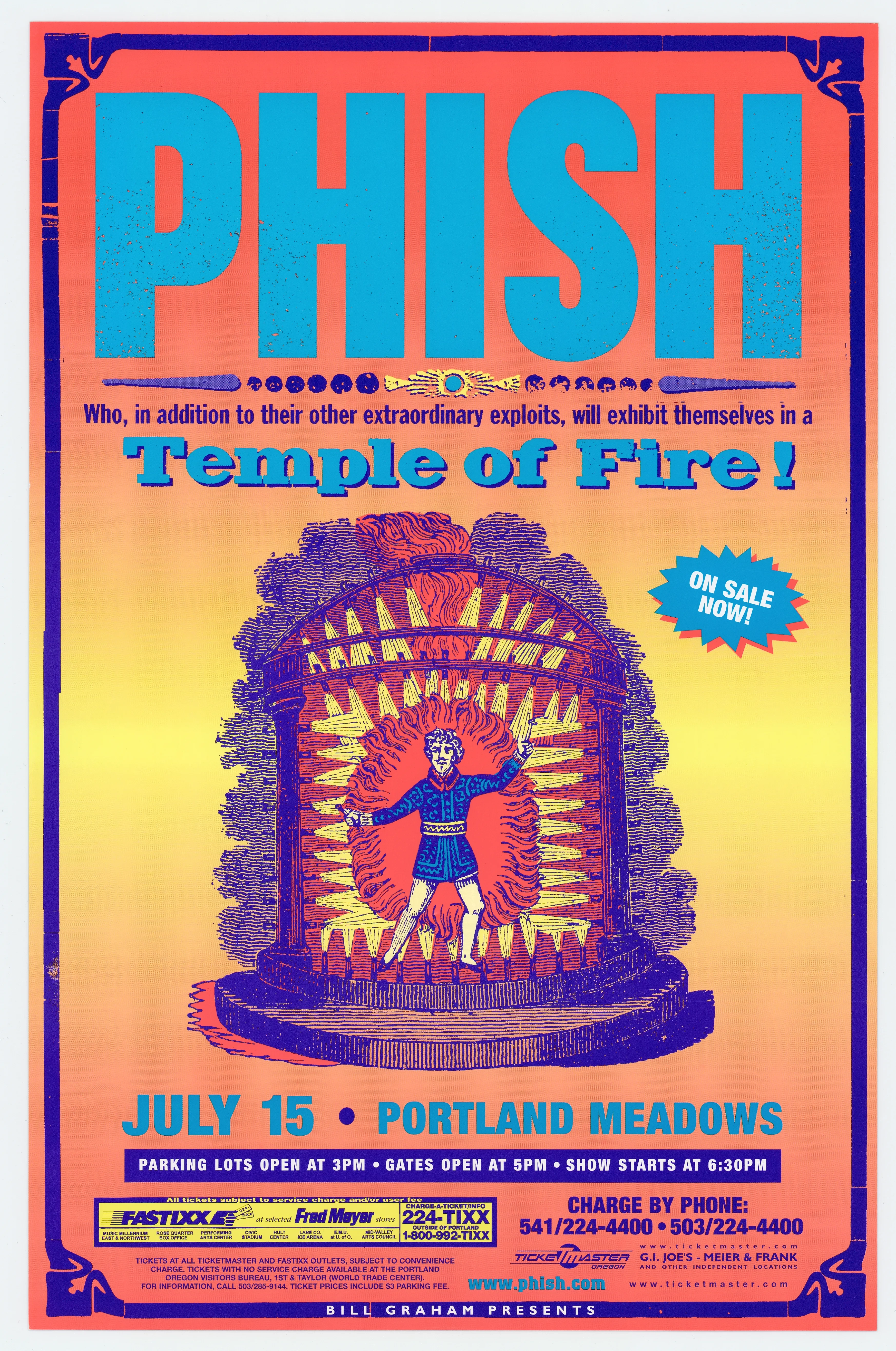 Phish Portland 98 Unknown | PosterDrops.com