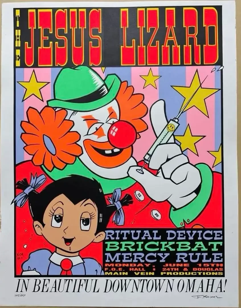 The Jesus Lizard Omaha 92 Kozik | KOZIK-92-21 | PosterDrops.com