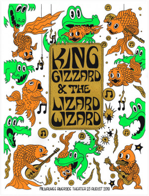 King Gizzard & The Lizard Wizard Milwaukee 19 Galea