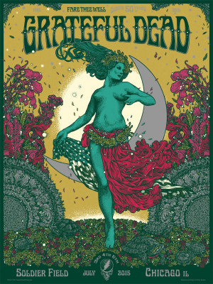 Grateful Dead GD50 Chicago 15 Beckett