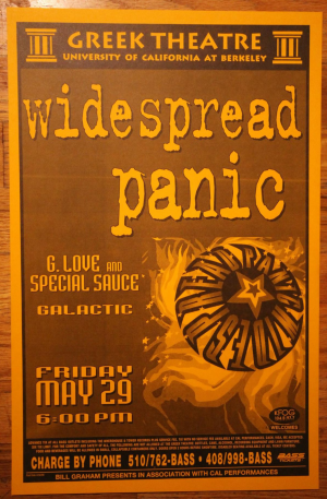 Widespread Panic Berkeley 98 Unknown