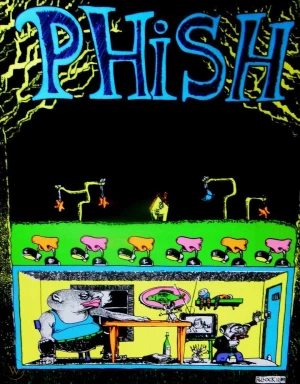 Phish (Junta) 98 Pollock | Black Light Edition | PosterDrops.com