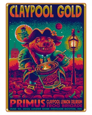Primus, The Claypool Lennon Delirium, Colonel Les Claypool's Fearless Flying Frog Brigade Boston 26 ZazzCorp