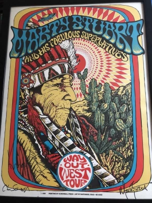 Marty Stuart and his Fabulous Superlatives Way Out West Tour 17 Deas
