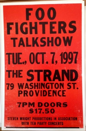 Foo Fighters Providence 97 Unknown