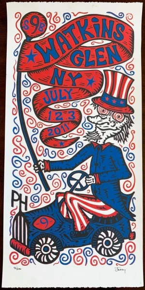 Phish SuperBall IX Watkins Glen 11 Jerzy