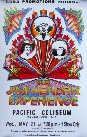 The Jimi Hendrix Experience Vancouver 69 Byrd