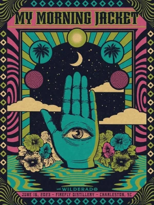 My Morning Jacket North Charleston 23 Status Serigraph