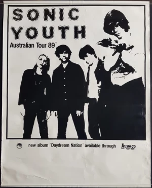 Sonic Youth Australian Tour 89 Unknown