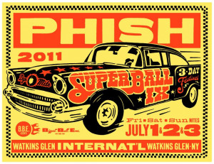 Phish Super Ball IX Watkins Glen 11 Ames Bros