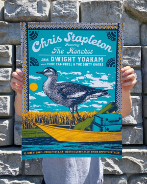 Chris Stapleton, The Honchos Chula Vista 22 Status Serigraph