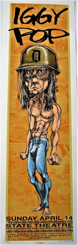 Iggy Pop Detroit 96 Hess
