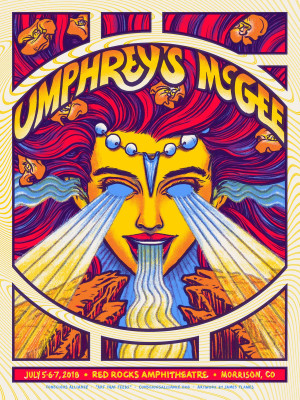 Umphrey's McGee Morrison 18 Flames