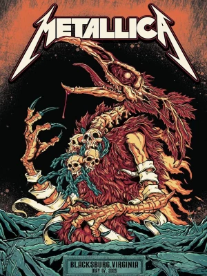 Metallica Blacksburg 25 Calzada
