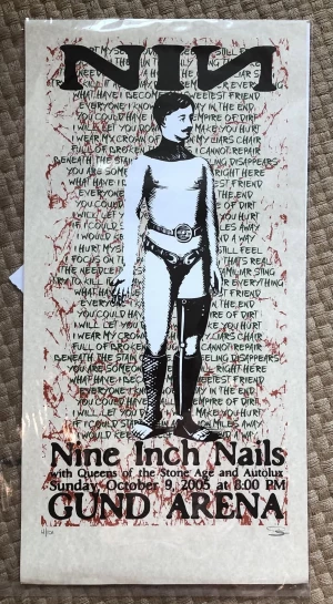 Nine Inch Nails Cleveland 05 Sandusky Bay Poster Works