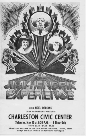 The Jimi Hendrix Experience Charlotte 69 Byrd