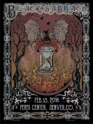 Black Sabbath The End of The End Movie Theater Concert Poster 27 x 39.5 Ozzy