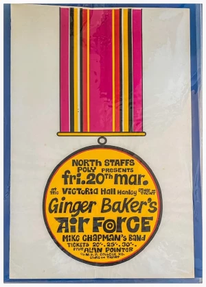 Ginger Baker’s Air Force Hanley 70 Unknown