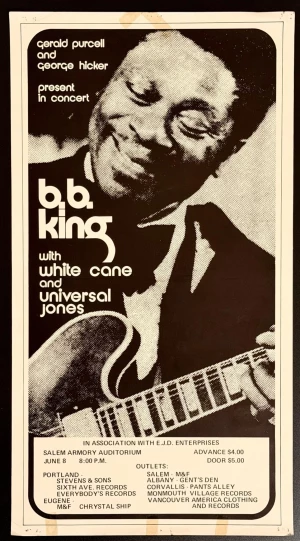 B.B. King Salem 72 Unknown