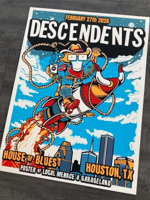 Descendents Houston 26 Local Menace