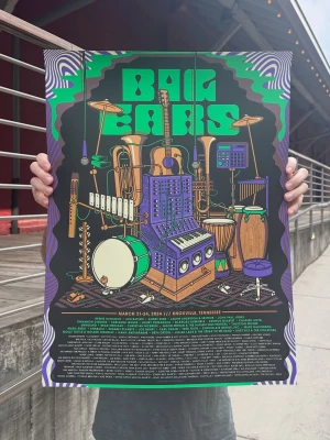 Big Ears Festival Knoxville 24 Status Serigraph