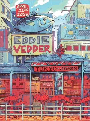 Eddie Vedder Tokyo 26 MUNK ONE