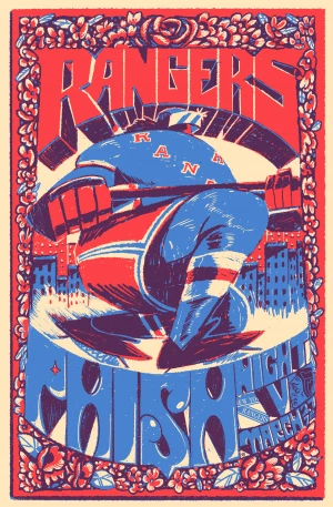 New York Rangers vs. Chicago Blackhawks Phish Night 26 Unknown