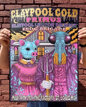 Primus, The Claypool Lennon Delirium, Colonel Les Claypool's Fearless Flying Frog Brigade Salt Lake City 26 Rios