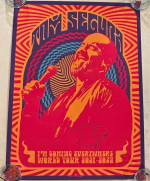 Tom Segura I'm Coming Everywhere World Tour 21 Status Serigraph