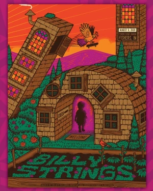 Billy Strings N3 Fishers 26 Status Serigraph