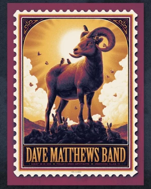 Dave Matthews Band Greenwood Village 26 Twin Home﻿