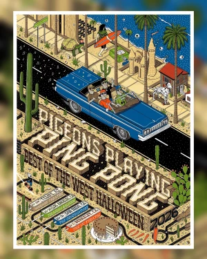 Pigeons Playing Ping Pong Multiple Cities 26