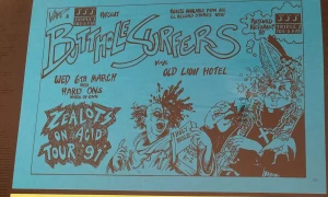 Butthole Surfers Adelaide 91 Unknown | Blue Edition | PosterDrops