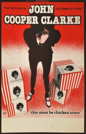 John Cooper Clarke October Tour 83 Skull Printworks
