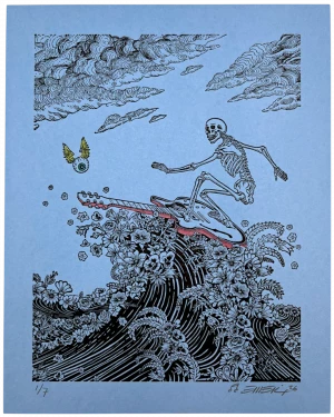 Guitar Surfing Skeleton 26 EMEK