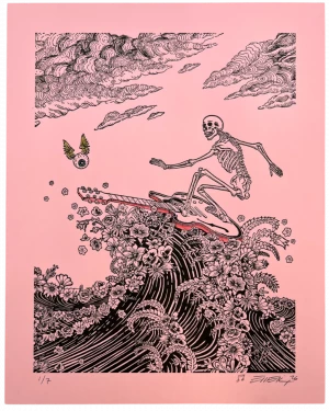 Guitar Surfing Skeleton 26 EMEK