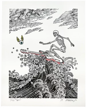 Guitar Surfing Skeleton 26 EMEK