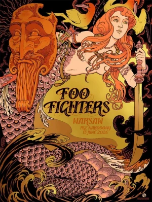 Foo Fighters Warsaw 26 Diamond