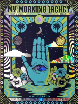 My Morning Jacket North Charleston 23 Status Serigraph