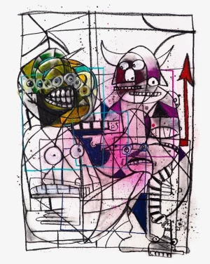 Crayon Monster 19 Feldman