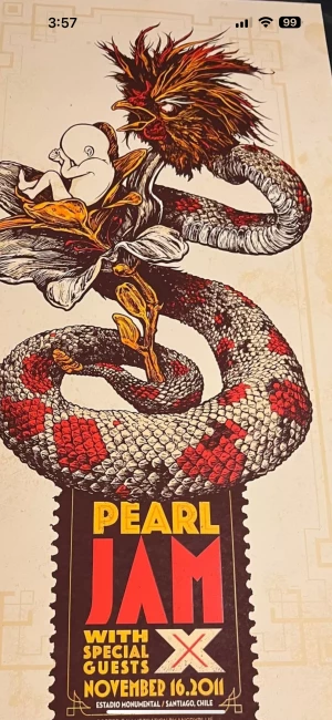 Pearl Jam Santiago 11 Angryblue