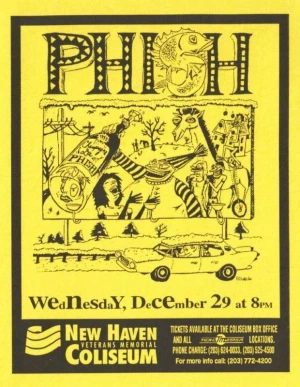 Phish New Haven 93 Pollock